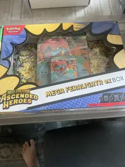 Pokemon TCG Mega Evolution—Ascended Heroes ex Box Meganium/Feraligatr Promo 2026 - Image 2