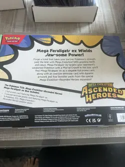 Pokemon TCG Mega Evolution—Ascended Heroes ex Box Meganium/Feraligatr Promo 2026 - Image 4