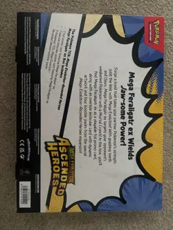 Pokemon TCG Mega Evolution Ascended Heroes Mega Feraligatr EX Box - New & Sealed - Image 2