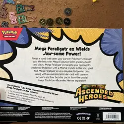 Pokemon TCG Mega Evolution Ascended Heroes Mega Feraligatr ex Box -Factory Seal - Image 3