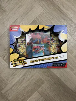Pokemon TCG Mega Evolution Ascended Heroes Mega Feraligatr ex Box - Image 1
