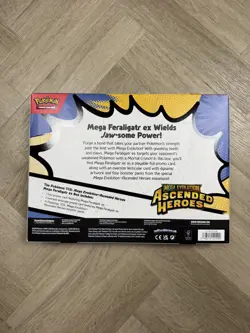Pokemon TCG Mega Evolution Ascended Heroes Mega Feraligatr ex Box - Image 2