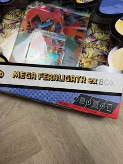 Pokemon TCG Mega Evolution Ascended Heroes Mega Feraligatr ex Box - Image 3