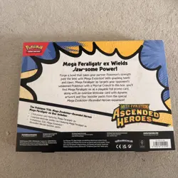 Pokemon TCG Mega Evolution - Ascended Heroes - Mega Feraligatr EX Box Brand New* - Image 3
