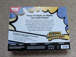 Pokemon TCG Mega Evolution Ascended Heroes Mega Feraligatr ex Box - Image 2