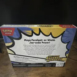 Pokemon TCG Mega Evolution—Ascended Heroes Mega Feraligatr ex Box - 1 Box - Image 2