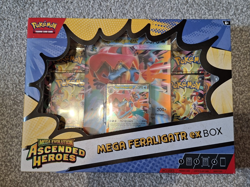 Pokemon TCG: Mega Evolution Ascended Heroes Mega Feraligatr EX Box | Brand New - Image 1