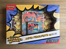 Pokemon TCG Mega Evolution-Ascended Heroes Feraligatr EX Box Promo - Image 1
