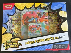 Pokemon TCG Mega Evolution—Ascended Heroes Mega Feraligatr ex Box - Image 1