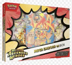 3x Pokemon TCG Mega Evolution: Ascended Heroes Mega Feraligatr ex Box Promo - Image 2
