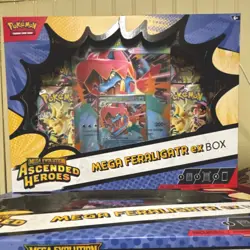 Pokemon TCG Mega Evolution Ascended Heroes ex Box - Feraligatr - Image 1