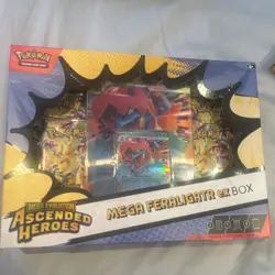 Pokemon TCG Mega Evolution Ascended Heroes Mega Feraligatr ex Box Promo - Image 1