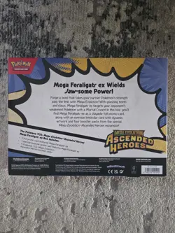 Pokemon TCG: Mega Evolution—Ascended Heroes Mega Feraligatr ex Box - Image 2