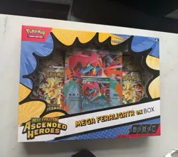 Pokemon TCG Mega Evolution—Ascended Heroes Mega Feraligatr ex Box Promo - Image 1