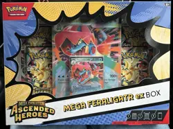 Pokemon TCG Mega Feraligatr ex Box Mega Evolution-Ascended Heroes EN - Image 1