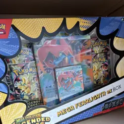 Pokemon TCG Mega Evolution Ascended Heroes Mega Feraligatr EX Box Promo 2020 - Image 3