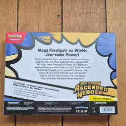 Pokemon TCG Mega Evolution-Ascended Heroes Mega Feraligatr ex Box/OPEN TO OFFERS - Image 2