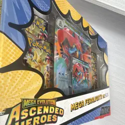 Pokemon TCG Mega Evolution Ascended Heroes Mega Feraligatr EX Box 2016 - Image 4