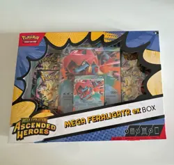 Pokemon TCG Mega Evolution Ascended Heroes Mega Feraligatr ex Booster Box SEALED - Image 1