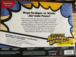 Pokemon TCG Mega Evolution—Ascended Heroes Mega Feraligatr ex Box Booster Promo- - Image 2