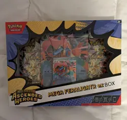 Pokemon TCG Mega Evolution—Ascended Heroes Mega Feraligatr ex Box Promo - Image 1