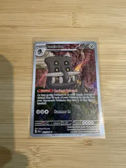 Bastiodon Pitch Black Pokemon Card 093/084 - Image 1