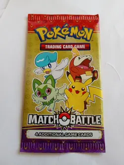 2023 Pokemon Match Battle McDonalds Promo Sealed Booster Card Free Shipping! - Image 2