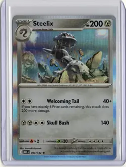 Pokemon Steelix 93 Cosmos Holo Rare Mega Evolution TCG Card NM - Image 1