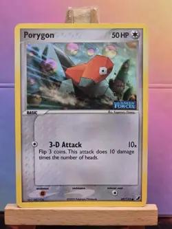 Porygon 69/115 EX Unseen Forces Stamped Reverse Holo Pokemon Card 2005 NM - Image 1