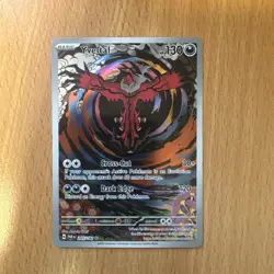Pokemon TCG Yveltal Full Art Holo Card 205/182 Paradox Rift Illustration Rare - Image 2