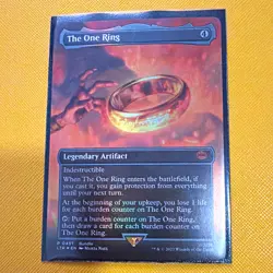 Wizards of the Coast MTG The One Ring 0451 Foil Borderless Promo EN LTR - Image 1