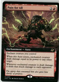 Pain for All (Extended Art) | | Edge of Eternities | 337 | NM | MTG - Image 1