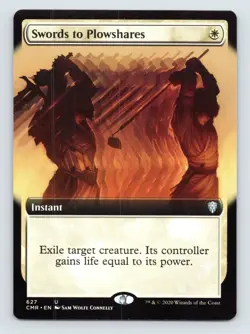 MTG Swords to Plowshares (Extended Art) U Commander Legends 627 NM - Image 1
