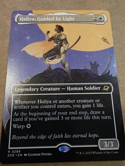 Haliya, Guided by Light - (Borderless) Edge of Eternities Regular - Mtg - Image 1