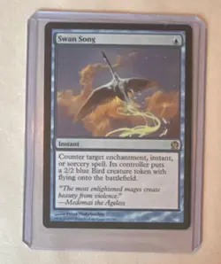 WOTC MtG Theros Swan Song Instant Blue Rare Regular #65 Peter Mohrbacher x1 - Image 1