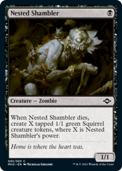 Nested Shambler Light Play, English Magic the Gathering MTG Modern Horizons 2 - Image 1