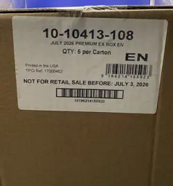 Pokemon Mega Greninja ex Premium Collection Case Sealed 6 Box In Hand Ships Now - Image 1