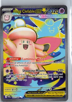 Mega Clefable ex 103/088 Ultra Rare Perfect Order Pokemon Holo NM/M - Image 1