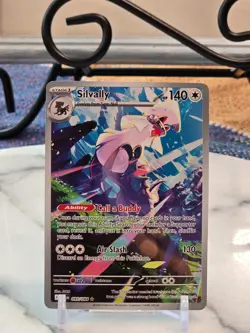 Pokemon TCG Silvally 095/084 Me05: Pitch Black Holo NM - Image 1