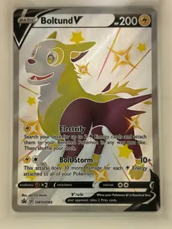 Boltund V SWSH085 Holo Promo Sword & Shield Promo Pokemon NM - Image 1