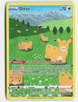 Ditto GG22/GG70 Holo Crown Zenith Galarian Gallery Pokemon - Image 1