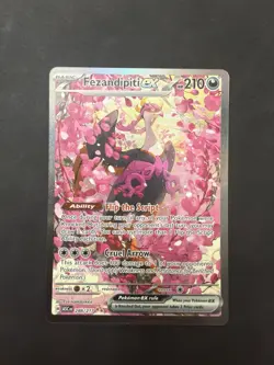 Fezandipiti EX 288/217 Ascended Heroes Full Art Pokemon TCG NM - Image 1