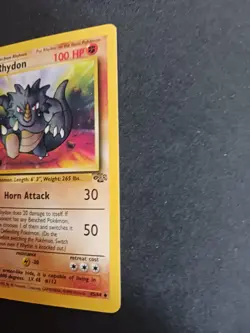 Pokemon Rhydon 45/64 + Rhyhorn 61/64 1st Edition Jungle 1999 NM/M Never Played - Image 4