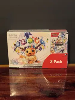 Pokemon TCG Prismatic Evolutions Costco Bundle ETB + Booster Bundle NEW! SEALED! - Image 1