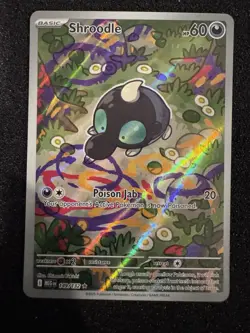 Shroodle 149/132 Illustration Rare Mega Evolution Pokemon Holo Near Mint - Image 1