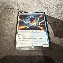 Spider-Woman, Stunning Savior 152 MTG Marvel's Spider-Man Regular NM - Image 1