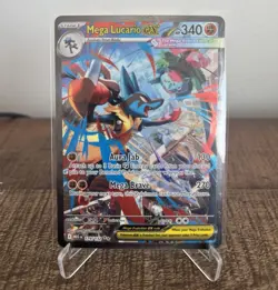 Pokemon TCG Mega Lucario EX 179/132 Mega Evolution Special Illustration NearMint - Image 1
