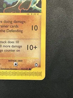 Pokemon TCG Mankey 92/147 Aquapolis 2002 Lightly Played - Image 3