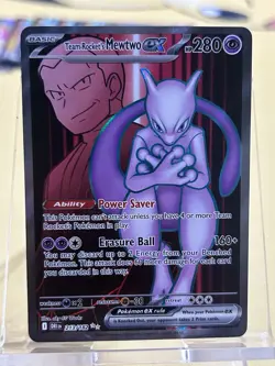 Team Rocket's Mewtwo ex 213/182 Sv10 Destined Rivals Holo Ultra Rare EX - Image 1