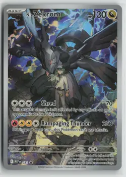 N's Zekrom Near Mint 031 ME: Mega Evolution Promo Holo Pokemon - Image 1